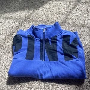 PINK quarter zip sweatshirt